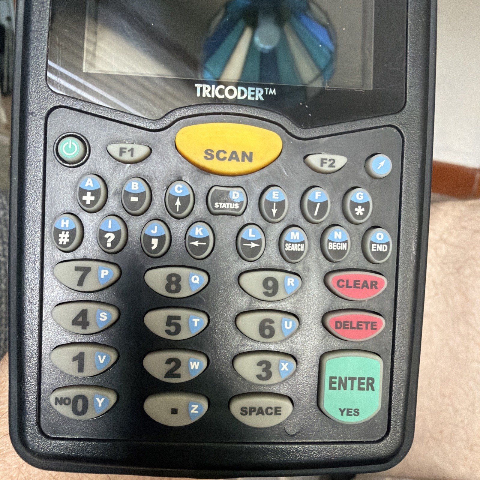 USED Worth Data LT5001H TriCoder Barcode Scanner Data Collector.