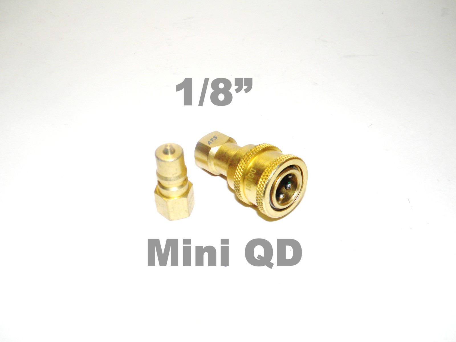 Carpet Cleaning 1/8 Mini Brass Quick Connect