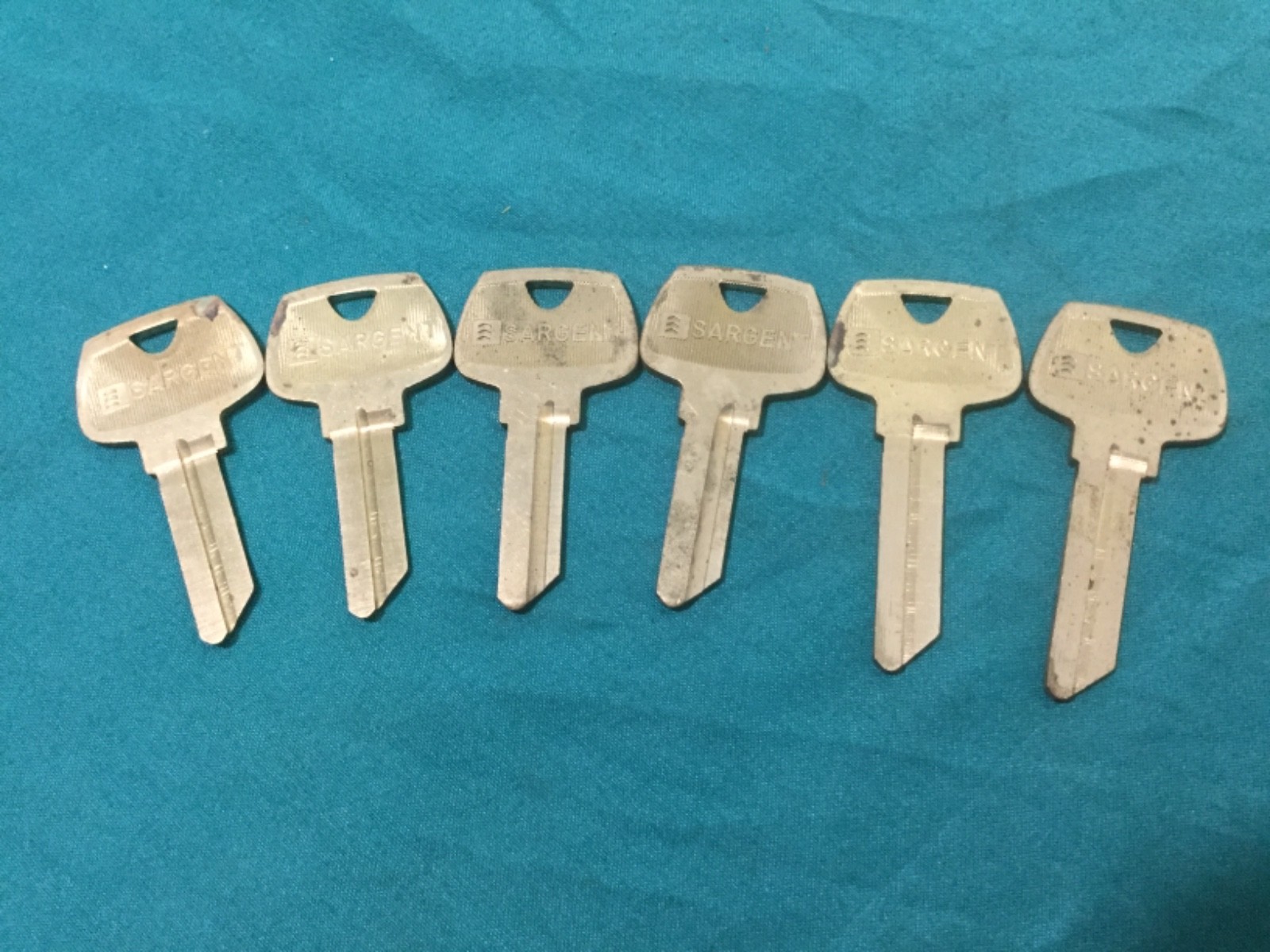 Sargent LE & LF 5 Pin & 6 Pin Key Blanks, Set of 6 - Locksmith