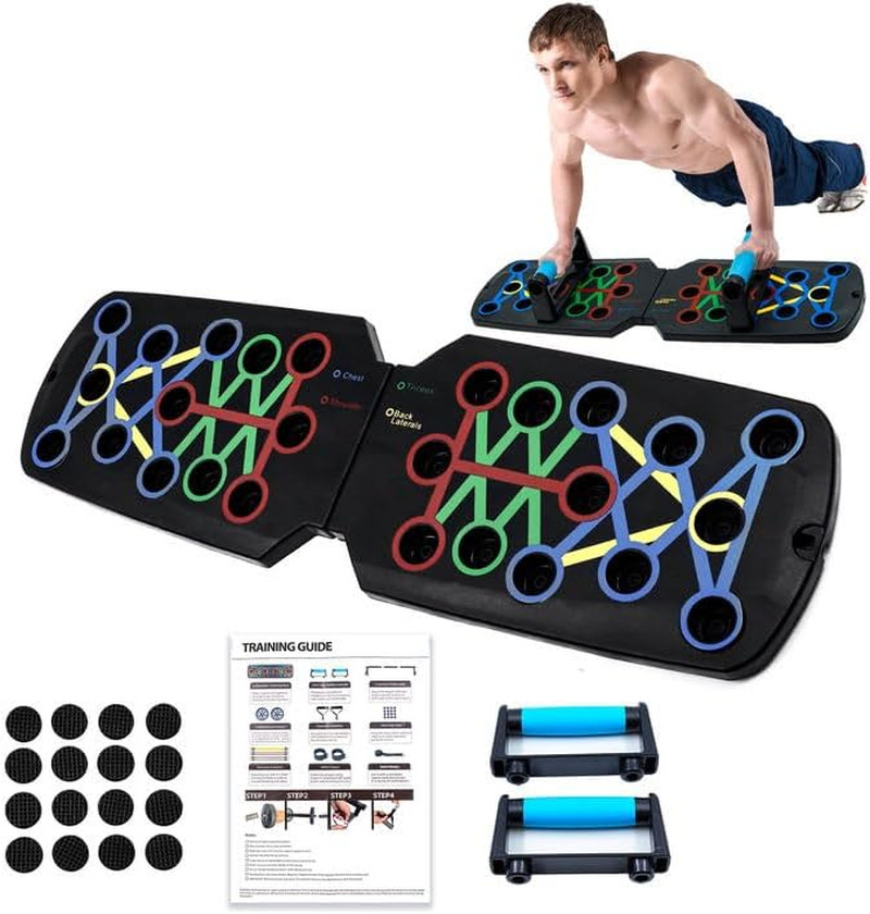 Push-Up Board, Home Gym, Portable Fitness Equipment, Pilates Bar