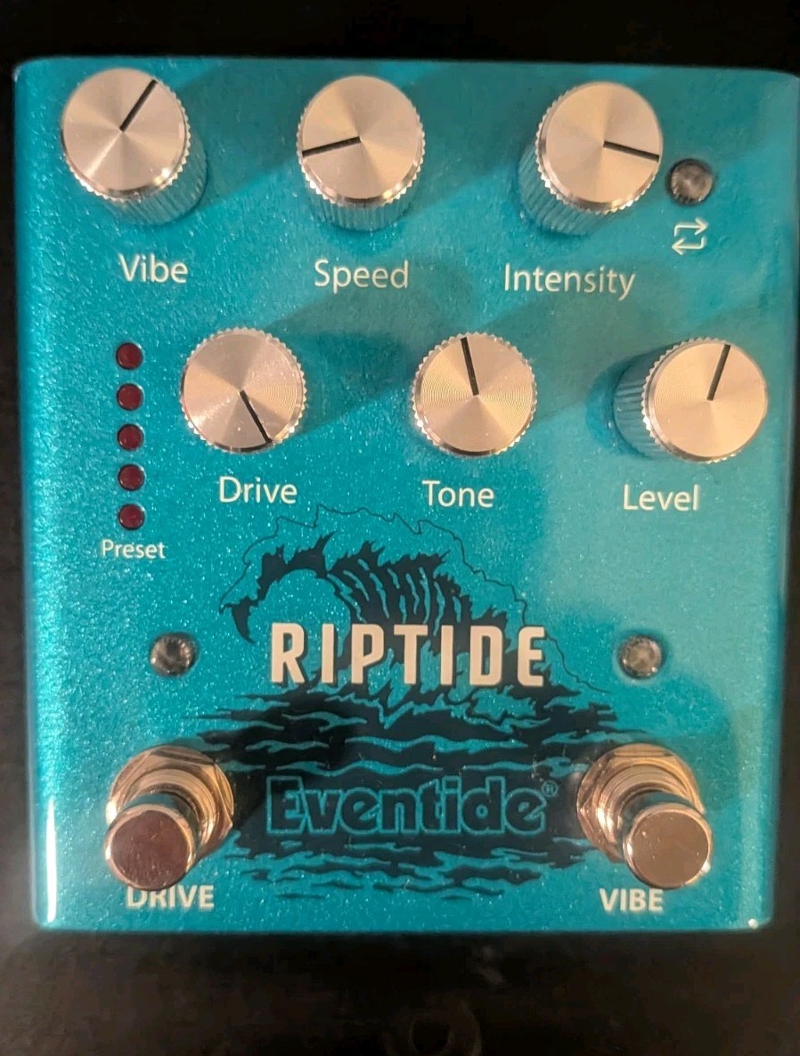 Eventide Riptide Stereo Overdrive and Vibrato Uni-Vibe Effects Pedal
