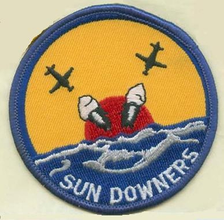 USN F-14 TOMCAT FIGHTER Shoulder Sleeve Insignia Baby Series: VFC-111 Sundowners