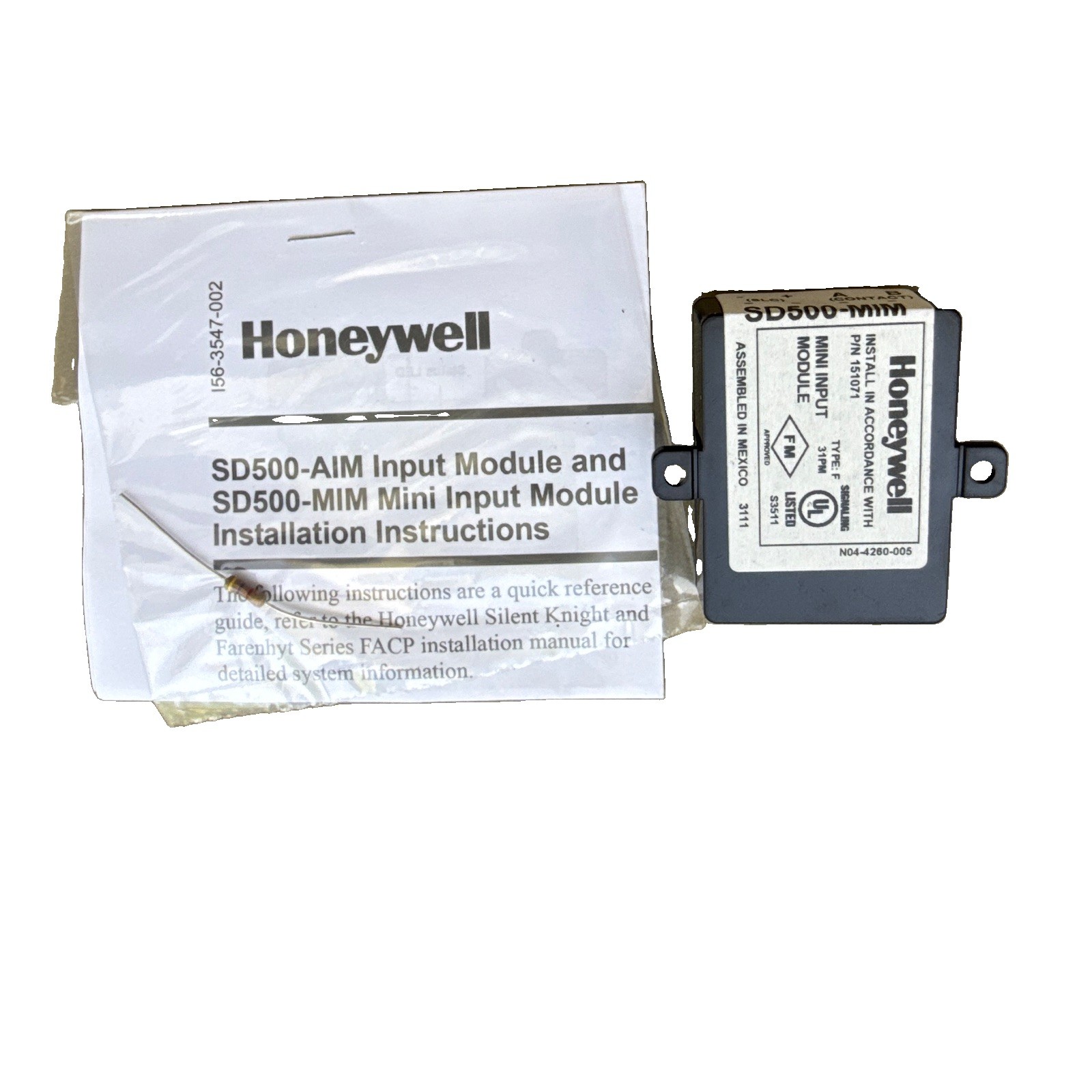Honeywell SD500-MIM Mini Input Module, MPN SD500-MIM