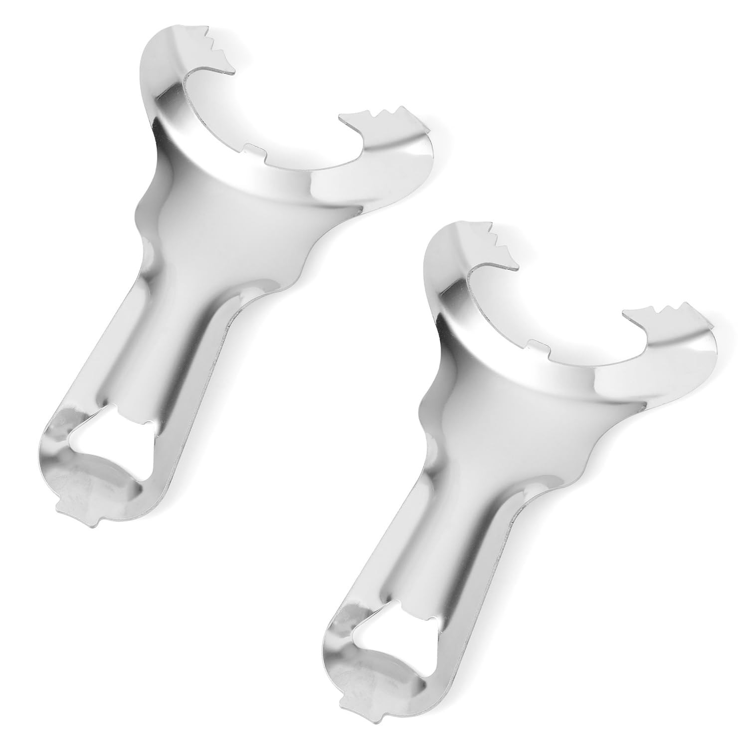 2pcs Jar Opener for Mason Jar, Stainless Steel 14.2x8.8cm, Silver