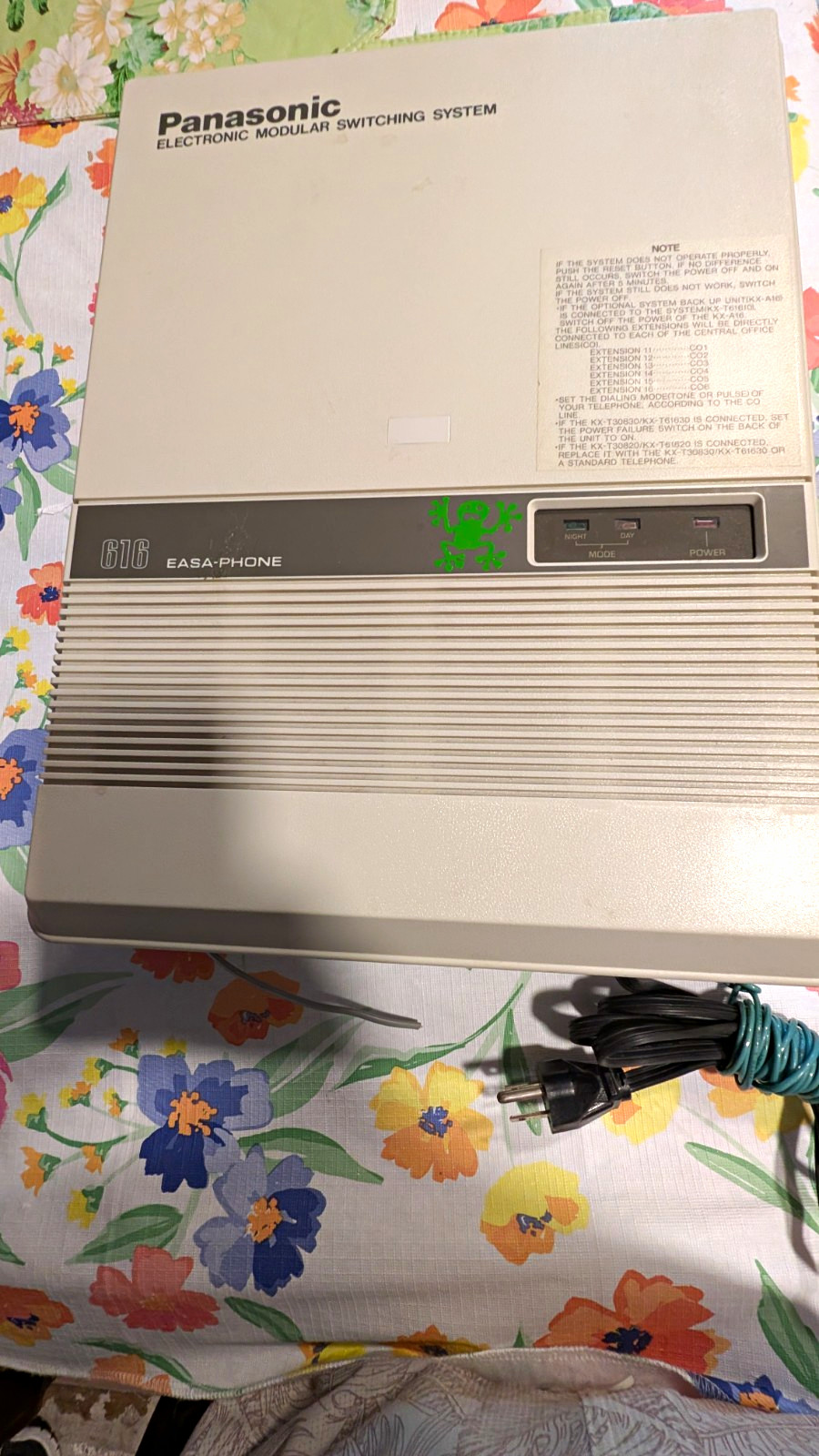 Panasonic EASA-PHONE Conventional Modular Switching System w/ Paging KX-T61610