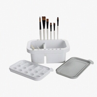 Portable Collapsible Brush and Paint Basin