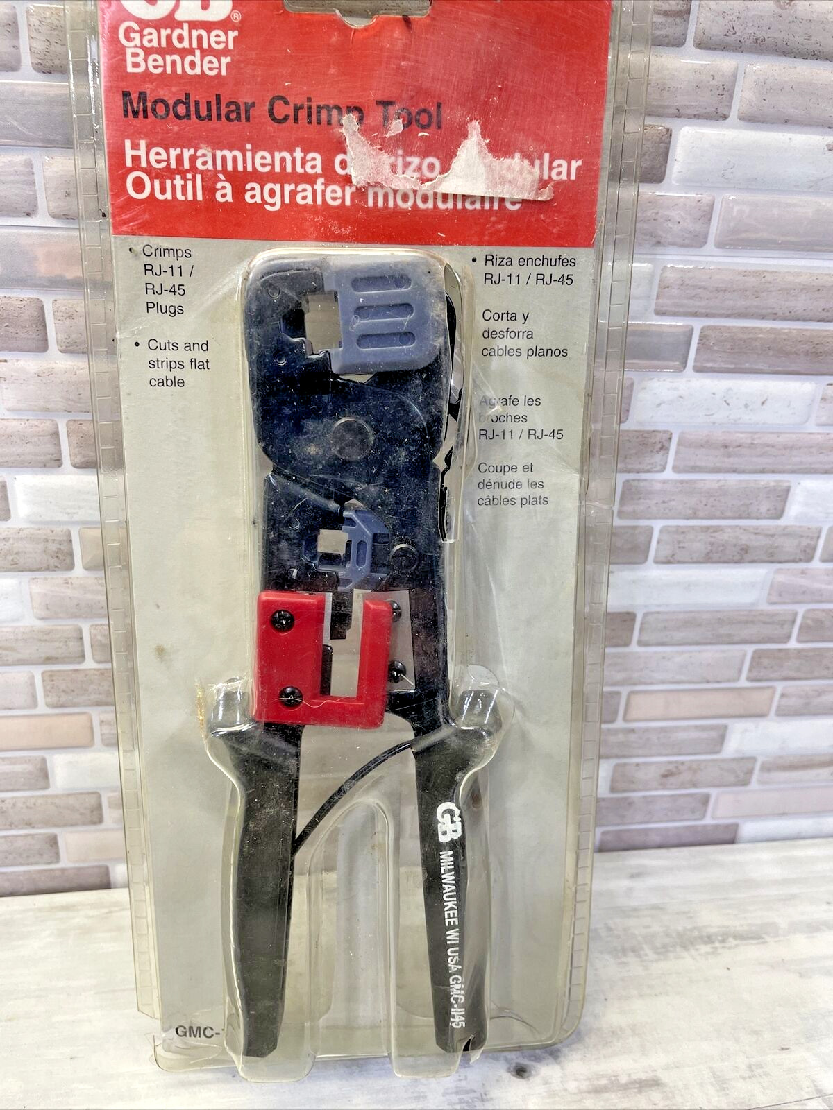NEW Gardner Bender Modular Crimper GMC-1145D RJ-11/RJ-45, Free US Ship