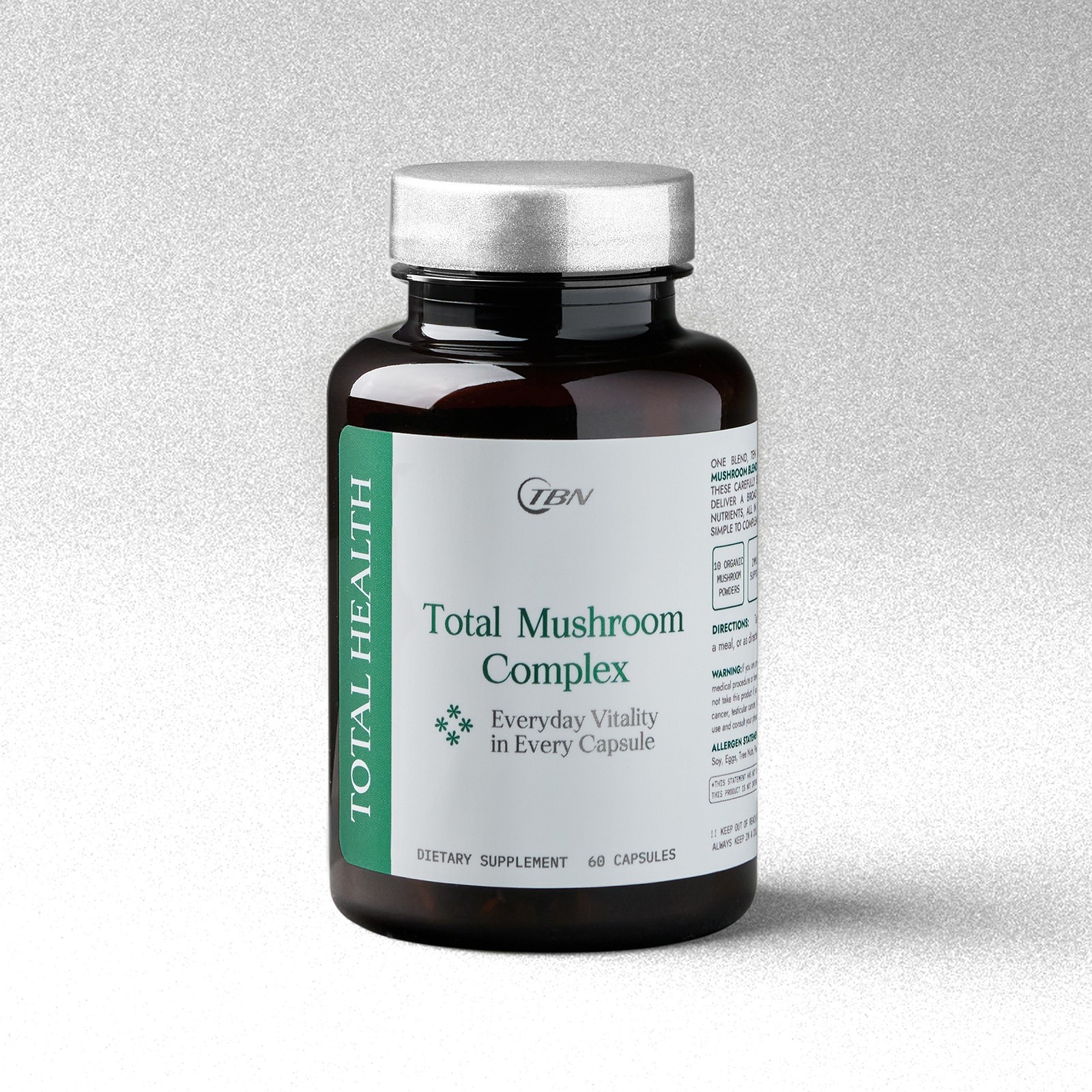 Total Mushrooms Complex - Capsules , 10 best Mushrooms for optimal results