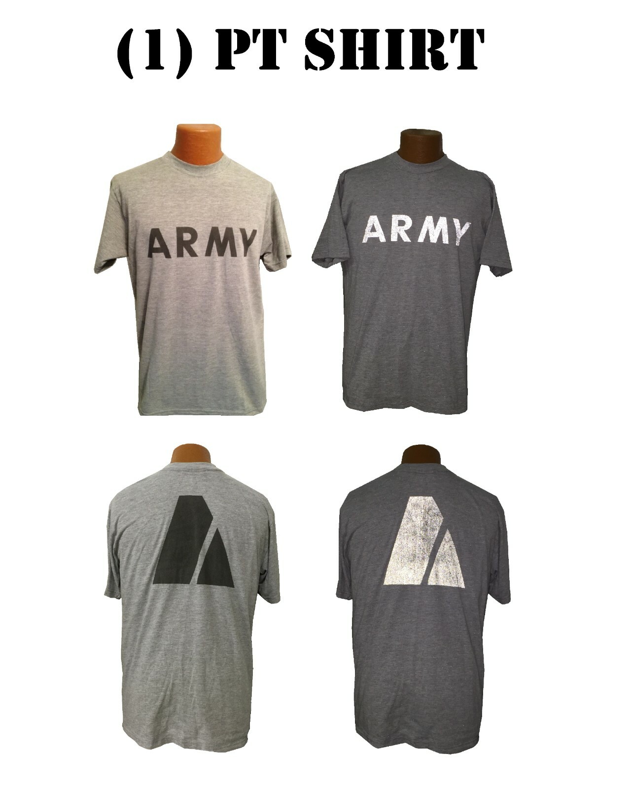 MEN'S MED SHIRT SHORT SLEEVE PHYSICAL T-SHIRT IPFU FITNESS US ARMY REFLECTIVE PT