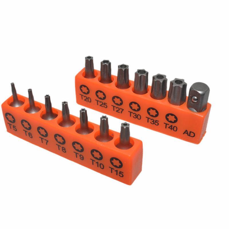 Proof Security Torq Hex Star Spanner Tri Wing Screwdriver 14 Torx Bit Set Tamper