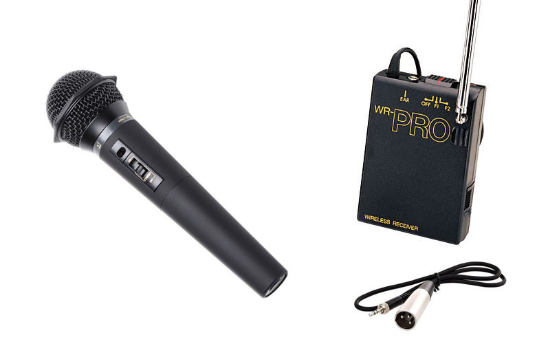 Pro PD170 WHM XLR M wireless handheld external microphone for Sony DSR PD150