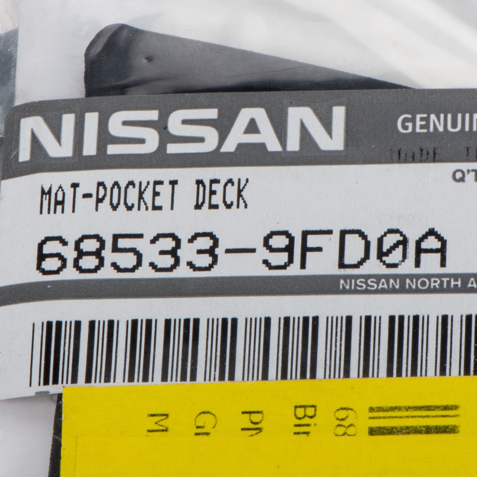 NEW OEM 04-15 Nissan Titan Armada Left Front Driver Side Dash Storage Mat Rubber