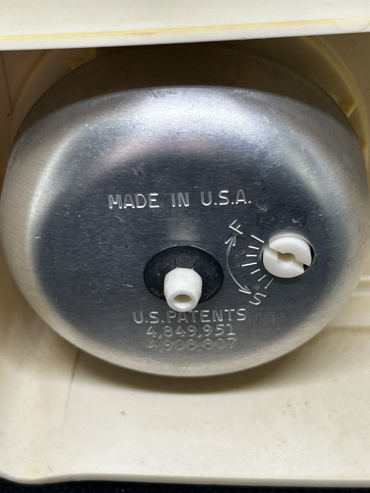 Pfaltzgraff Tea Rose Kitchen Timer Mechanical 60 Min WORKS Patina Kitchencore