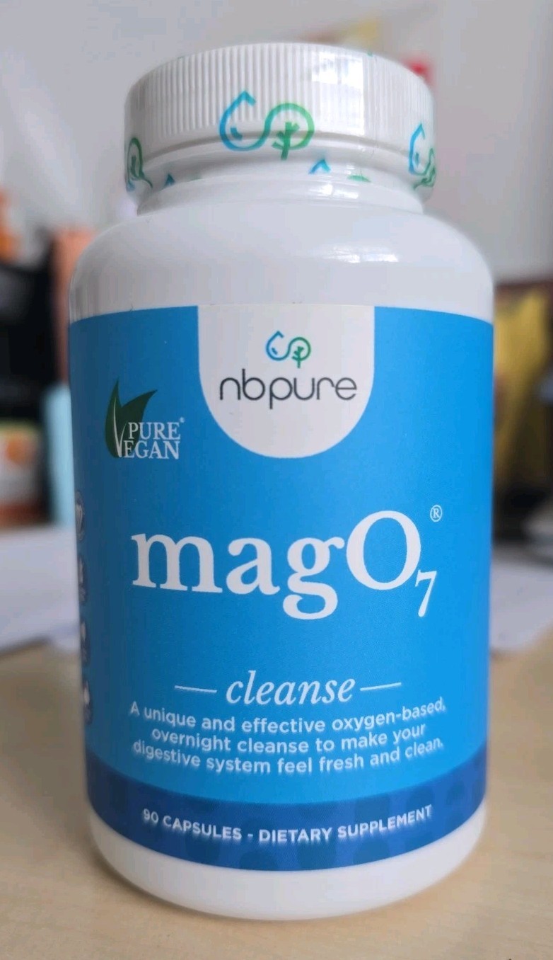 nbpure MagO7 - Natural Colon Cleanse & Detox - 90 caps Exp 01/2028+