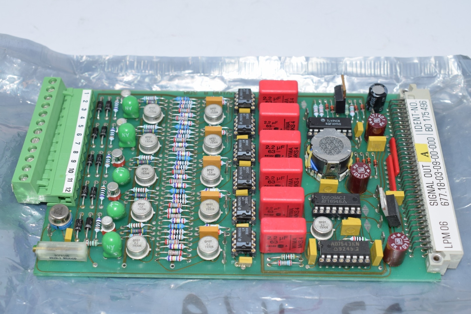 NEW SICK OPTIC ELECTRONIC LPM06 Signal Out PCB Module Board BO175496 18-03-09-00