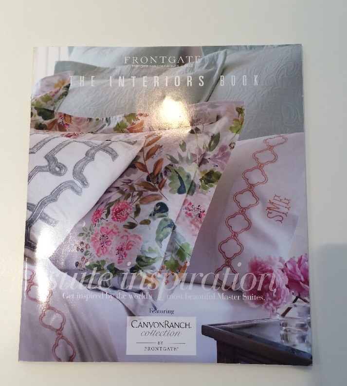 FRONTGATE interiors book catalog featuring CANYON RANCH collection