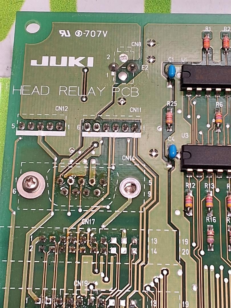JUKI E8612729 E8612729BAO HEAD RELAY PCB