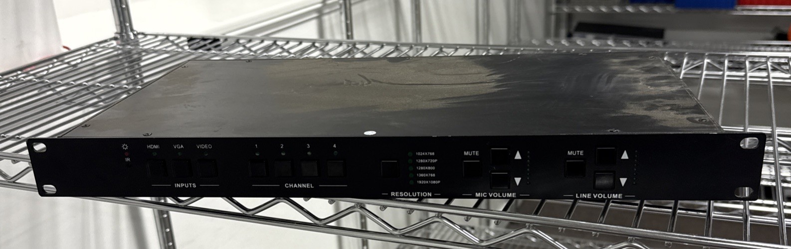 Aurora ASP-S123V-NC HDMI VGA RCA 1080p Video Audio Media Scaler Switcher