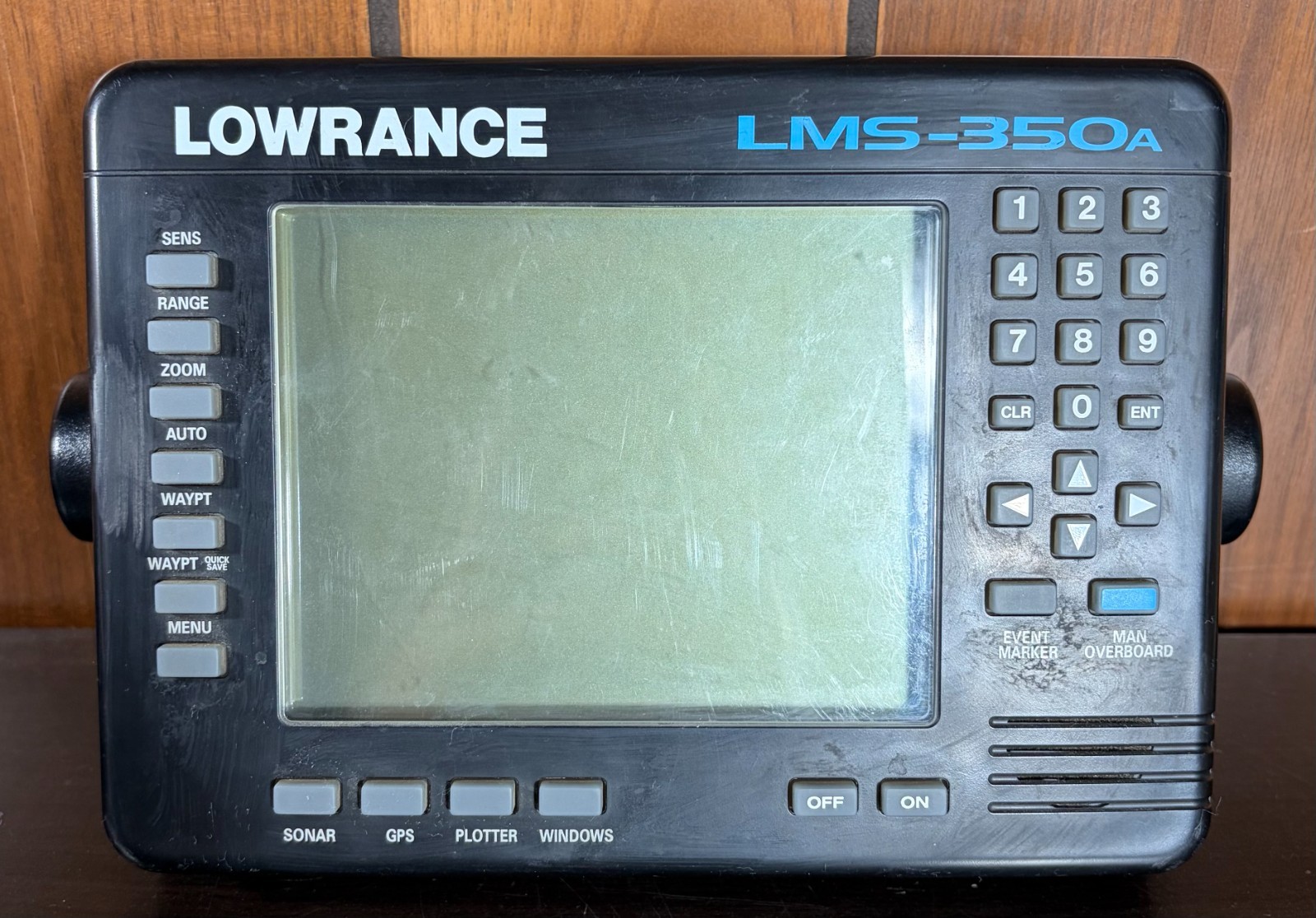 Lowrance LMS-350A Fishfinder/GPS Chartplotter - Head Unit Only