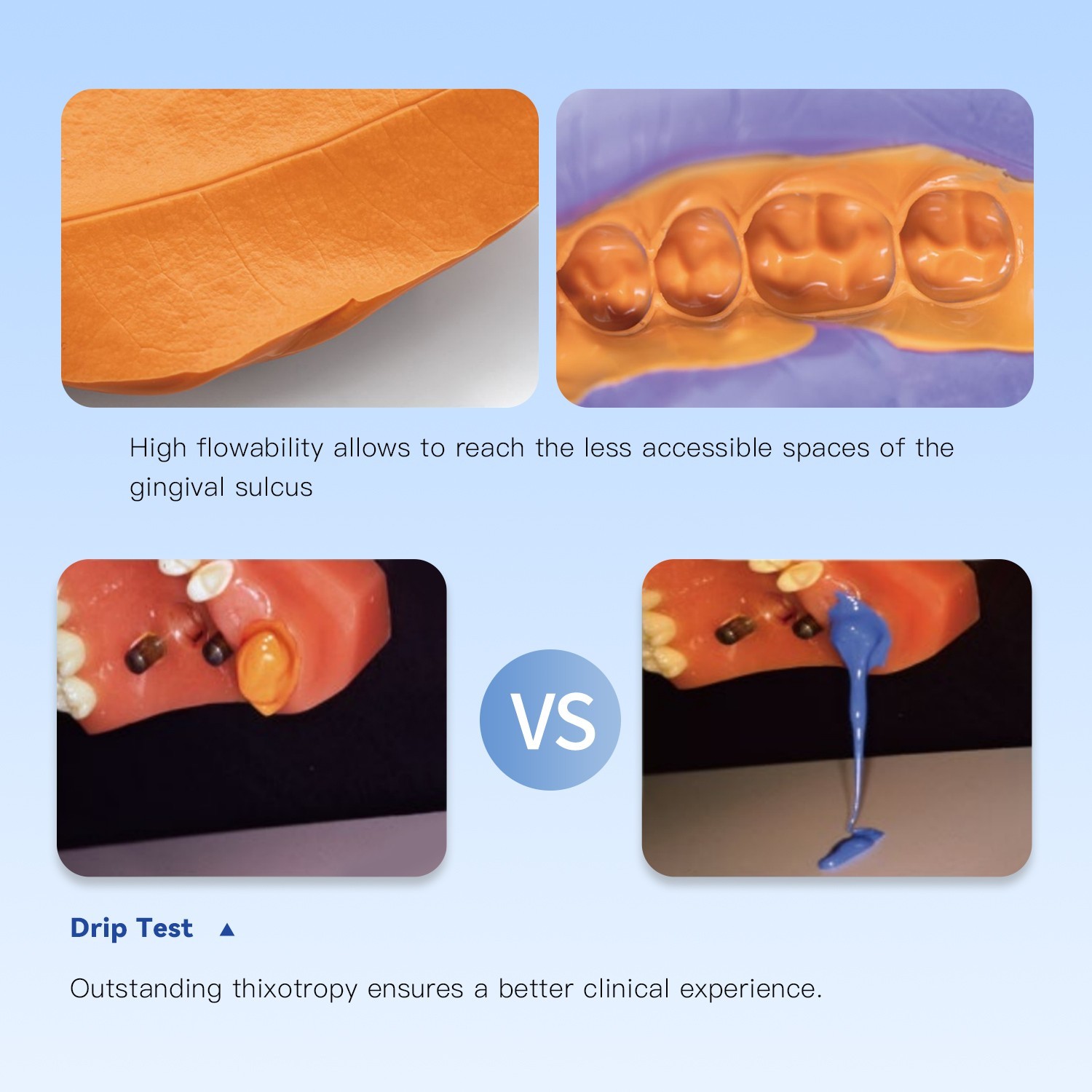 Dental Impression Material Impression Kit Putty Silicone Rubber Elastomeric Type