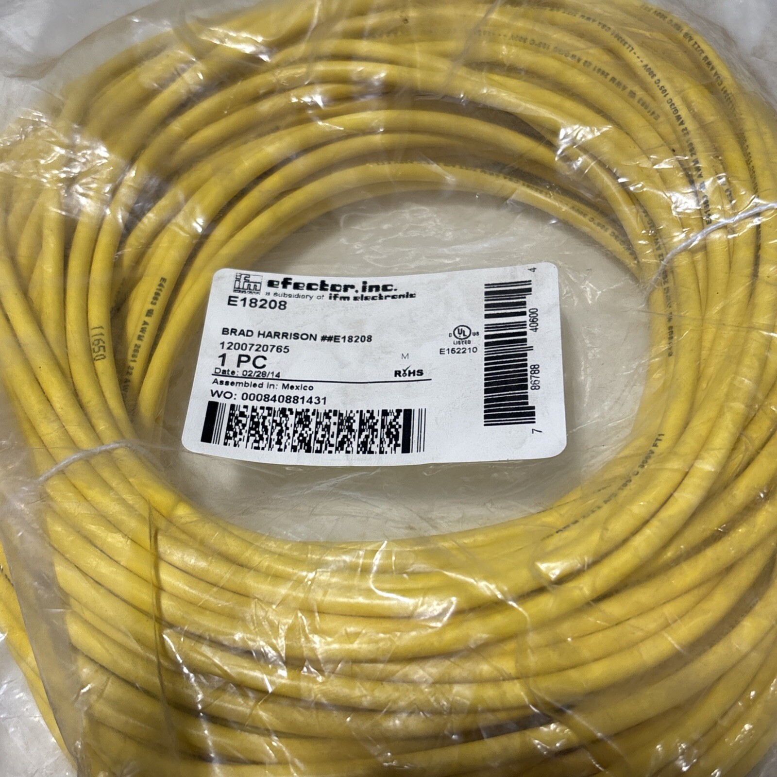 NEW Efector Inc E18208
