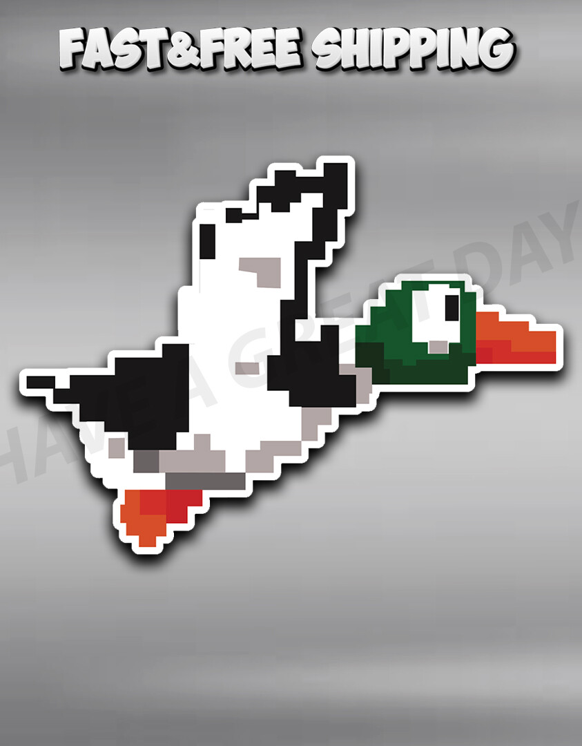 Nintendo NES 8-bit Duck Hunt Sticker  Vinyl Decal / Sticker 10 Sizes! Free Ship!