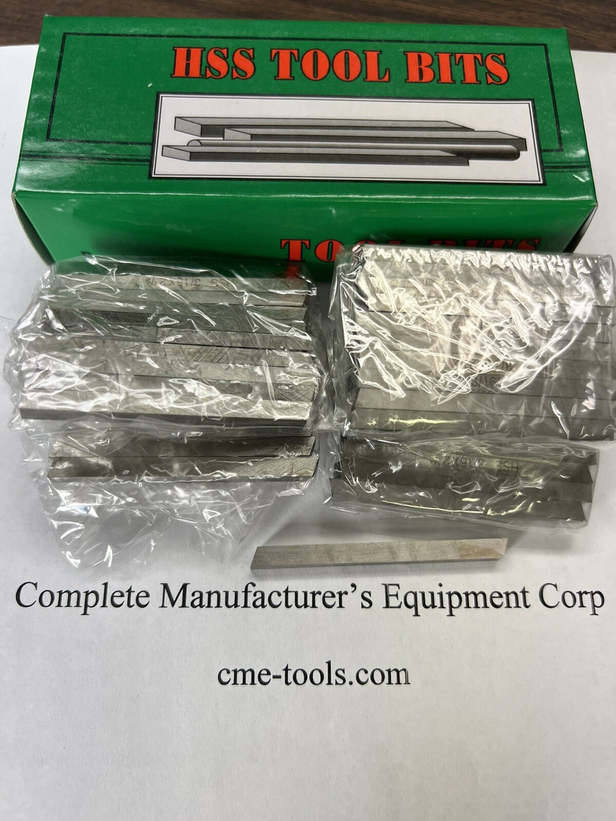 40pcs 3/16 x 2-1/2"  HSS Square tool bits for $46.00 #HS-2BT-316new