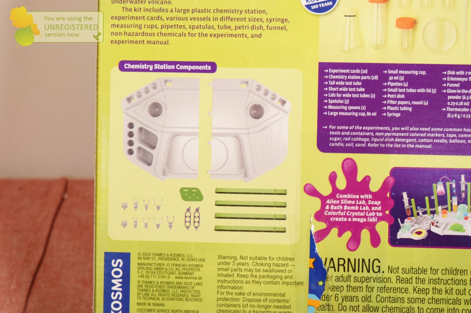 Thames & Kosmos Ooze Labs Chemistry Set (Missing Pieces)