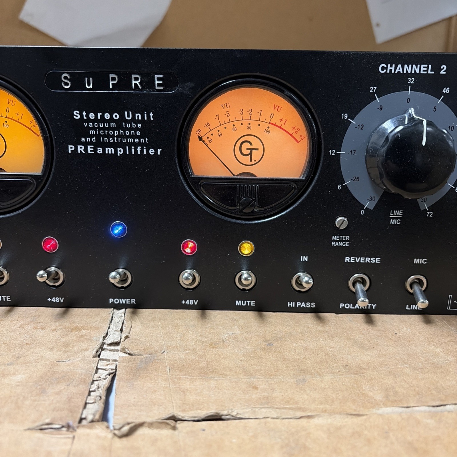 Groove Tubes Supre Showroom Display Only – Non-Functional, No Audio, Rack Mount