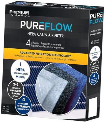 PureFlow Cabin Air Filter PC4439HX | Fits 2012-2018 Audi A6 Quattro, A7 HEPA
