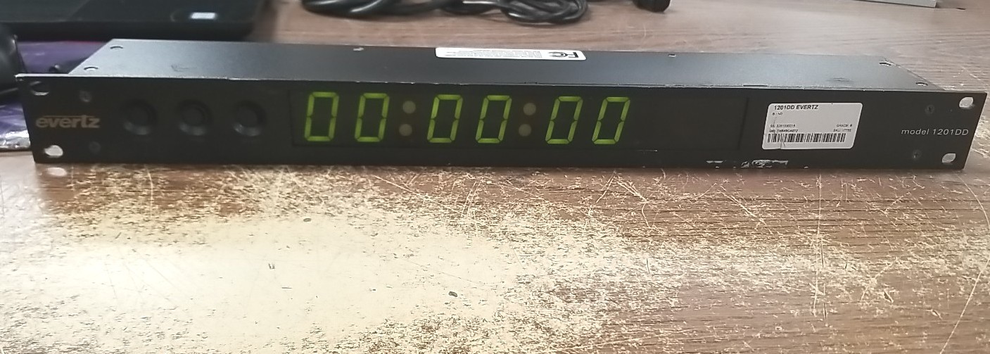 Evertz 1201DD Network Digital Display Clock