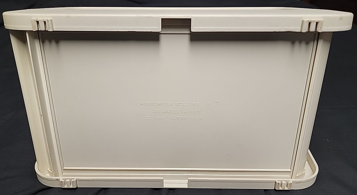 Vintage 1983 MicroComputer Accessories 5.25" Floppy Disk Holder Apple Computer