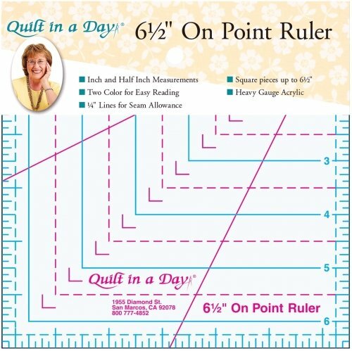 6 1/2 On Point Ruler by Quilt in a Day