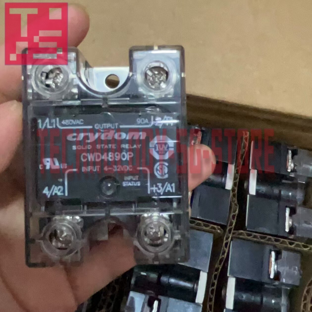 Crydom CWD4890P 90A/480V Solid State Relay# 1pcs New In Box