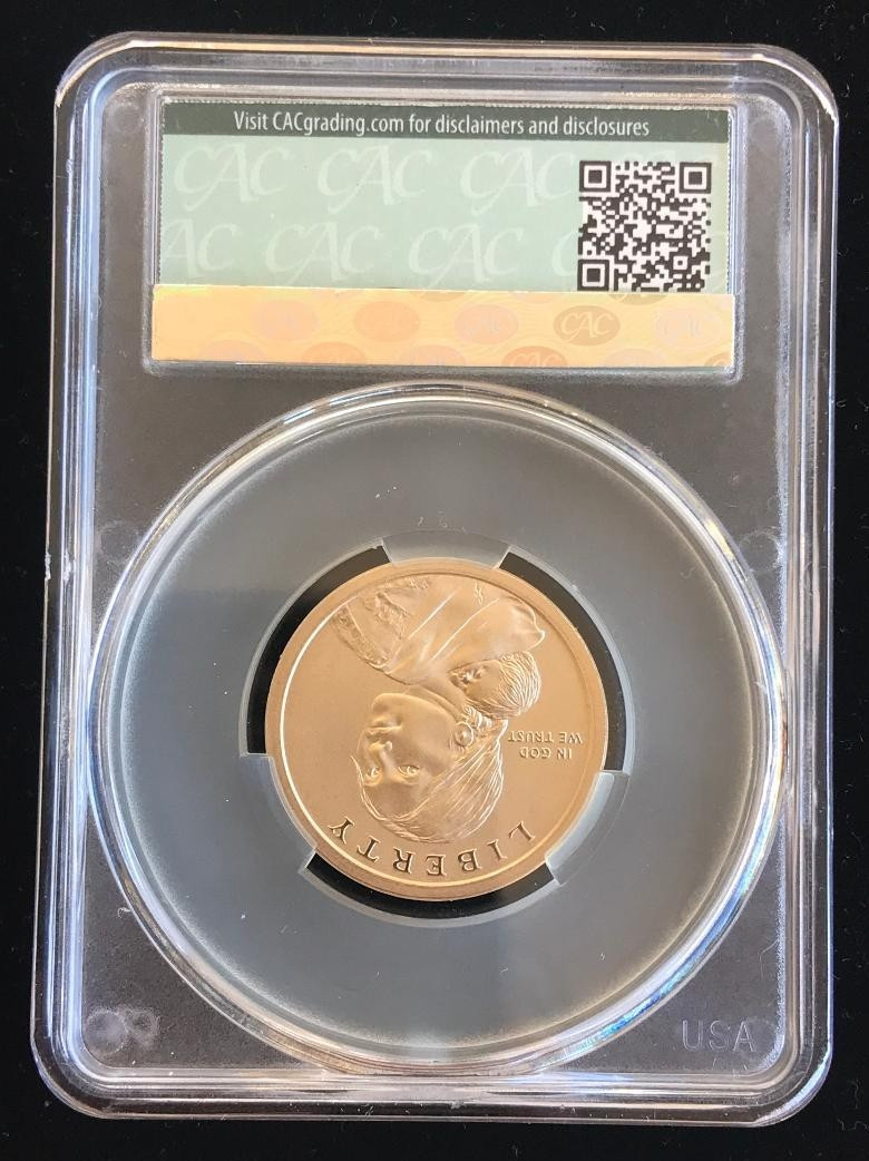 2017-S NATIVE AMERICAN DOLLAR ~ CAC MS 70 ~ ENHANCED FINISH ~ UNC ~ SEQUOYAH