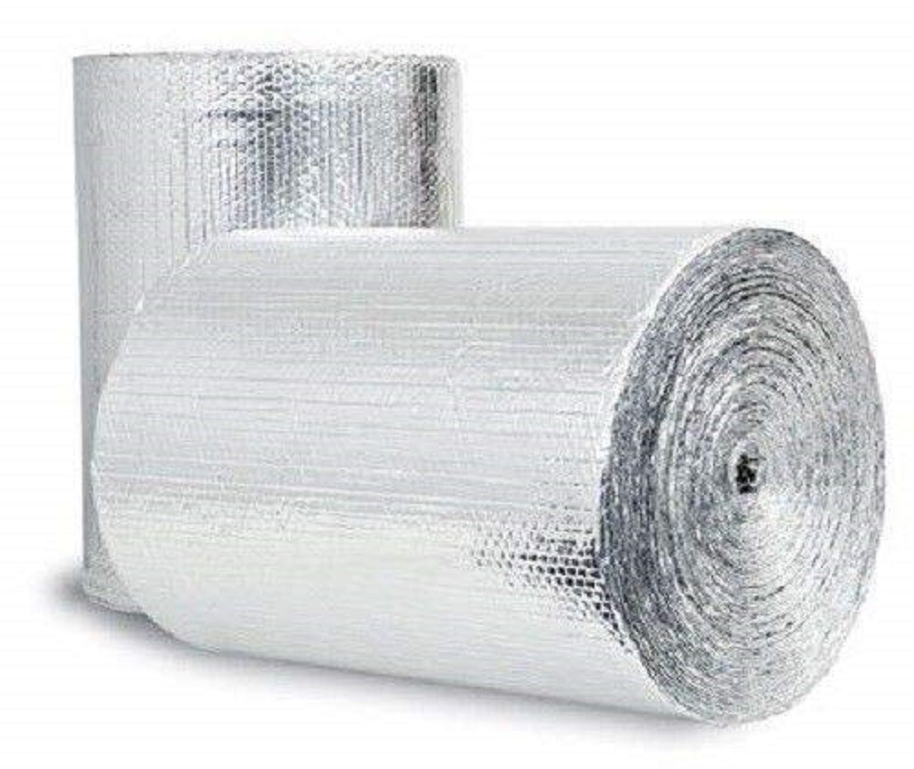 REFLECTIVE GOLD SILVER FOIL Double BUBBLE ROLL Insulation 2x10 HEAT RESISTANT
