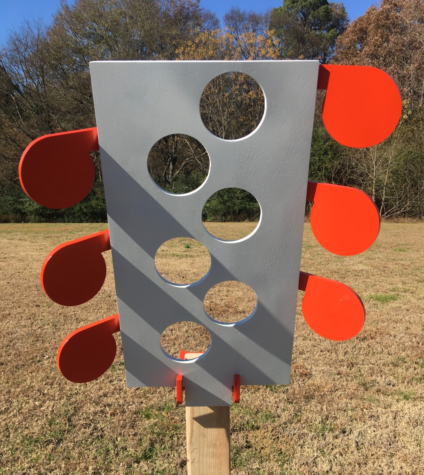 Stringer 3/8 AR500 Steel Hostage Reactive Dueling Tree Shooting Target 2x4 Stand