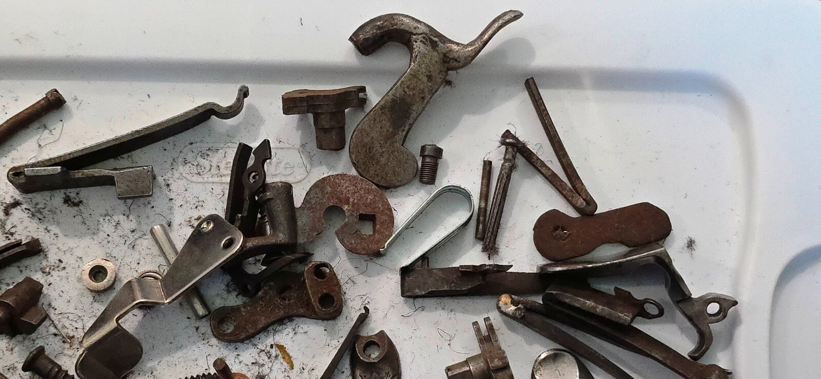 MIXED LOT ORIGINAL BLACK POWDER MUZZLE LOADER FLINT LOCK PARTS MUZZLELOADER