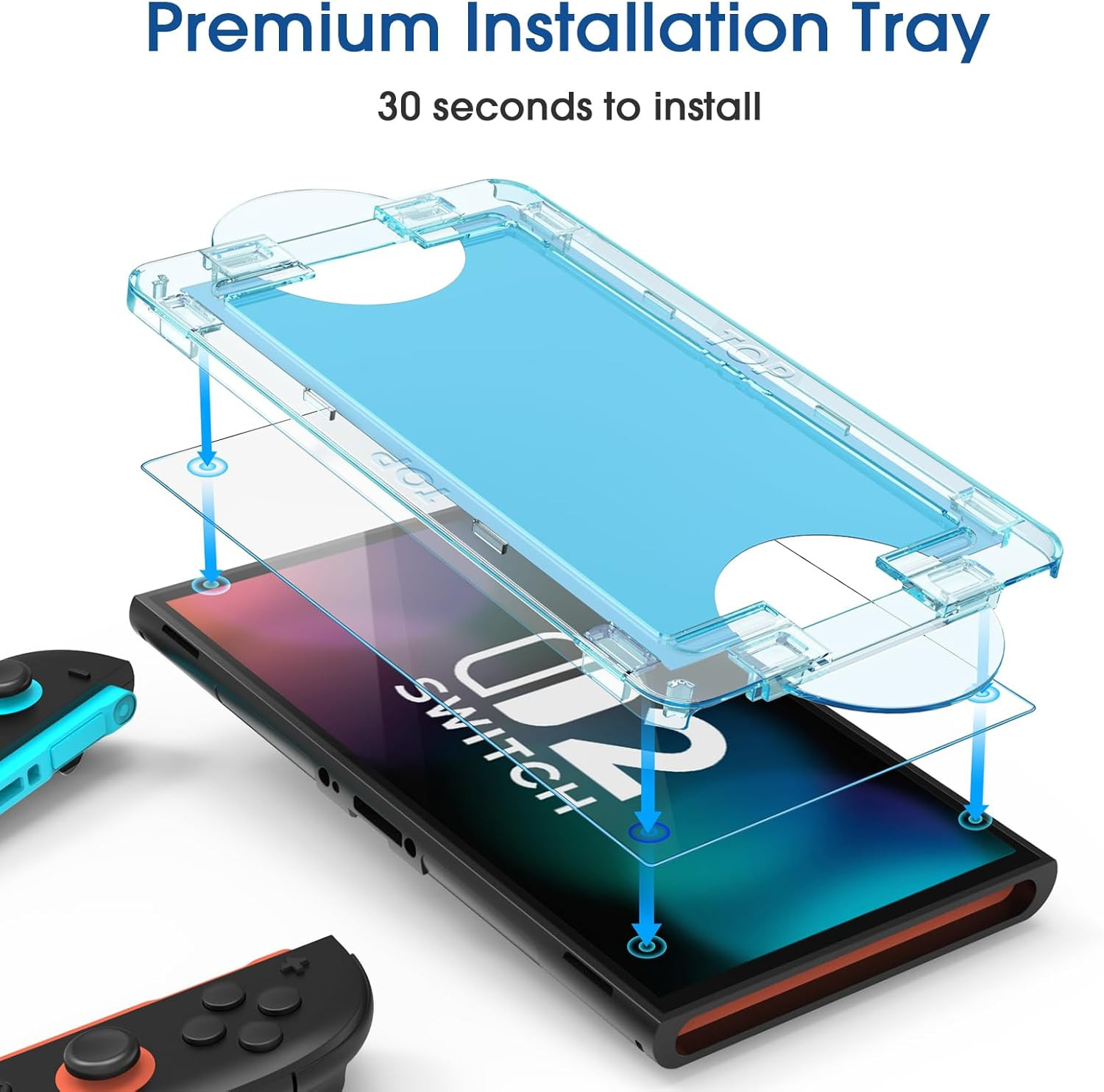 Auto-Alignment Onetouch for Nintendo Switch 2 Screen Protector [7.9''] 2025 Temp