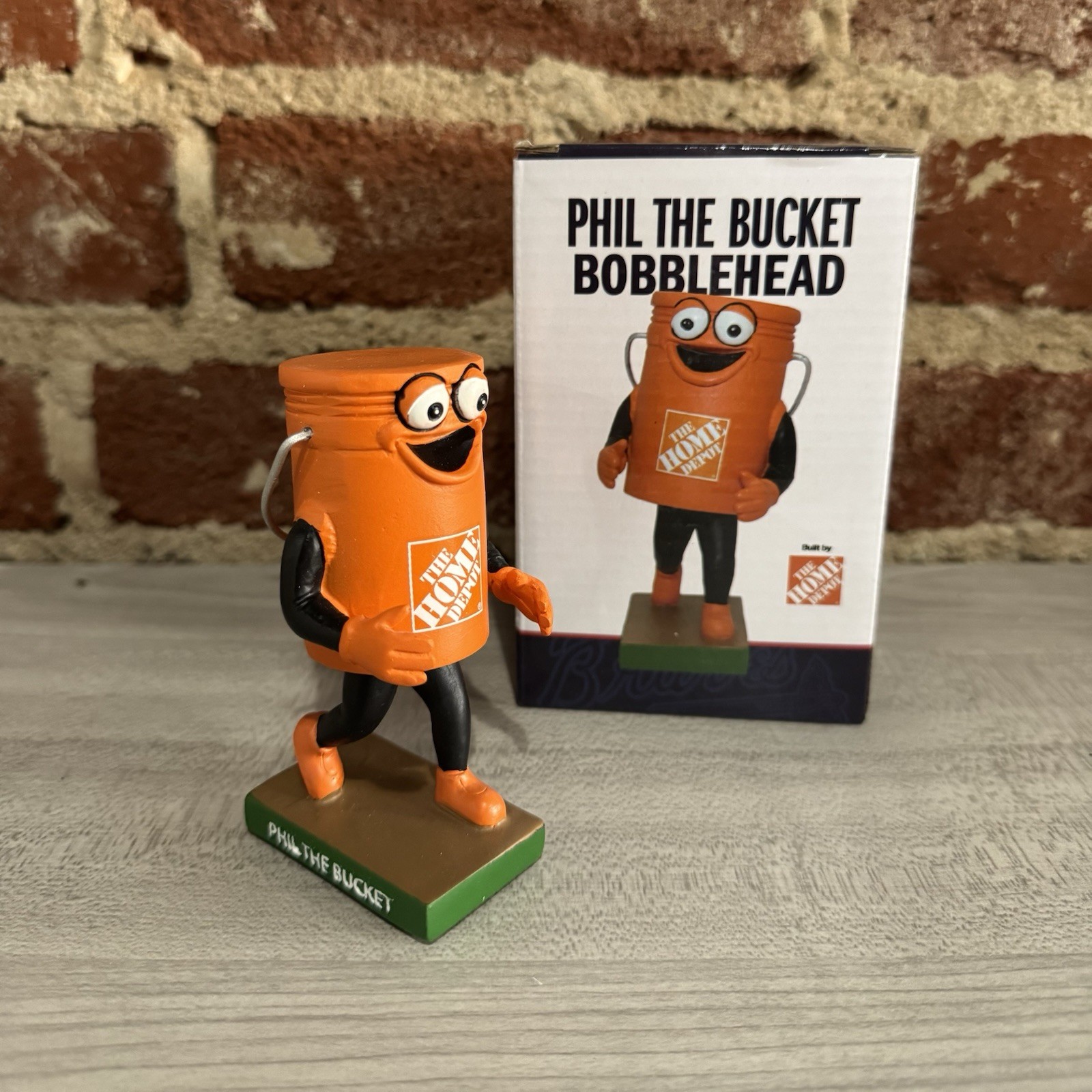 Home Depot Tool Race Phil the Bucket Mini Bobblehead Atlanta Braves SGA 5/21/23