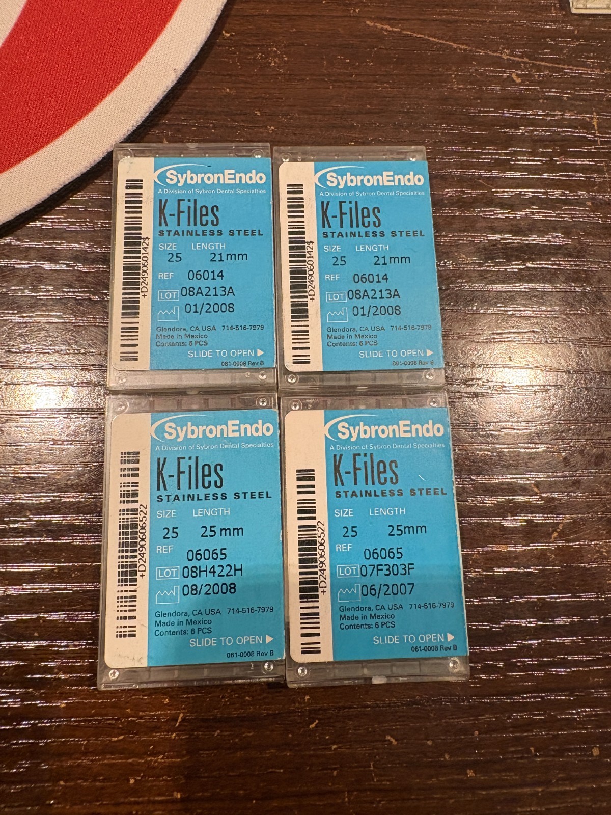 SybroEndon K-Files Size 25-  21 MM and 25 MM