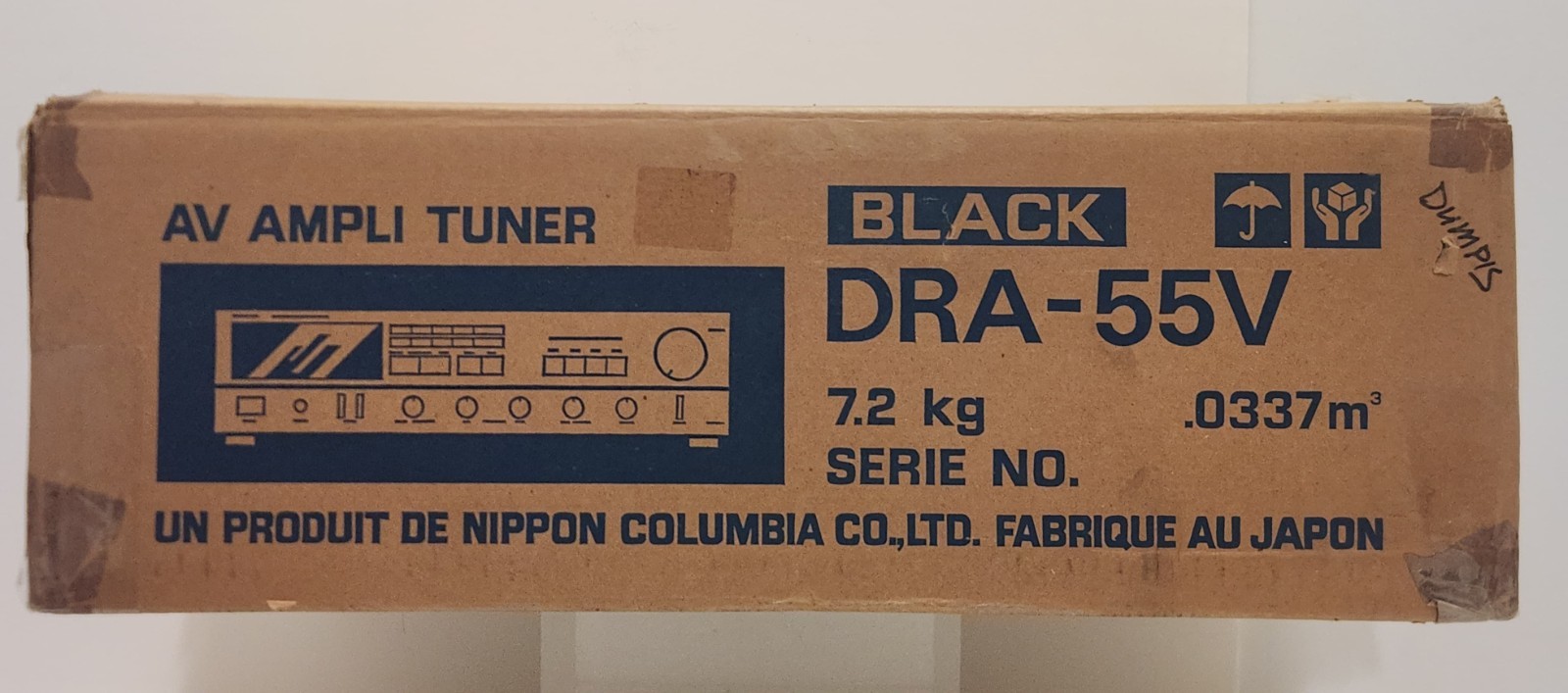 New Open Box Denon Audio DRA-55V Stereo Receiver Phono Input Japan