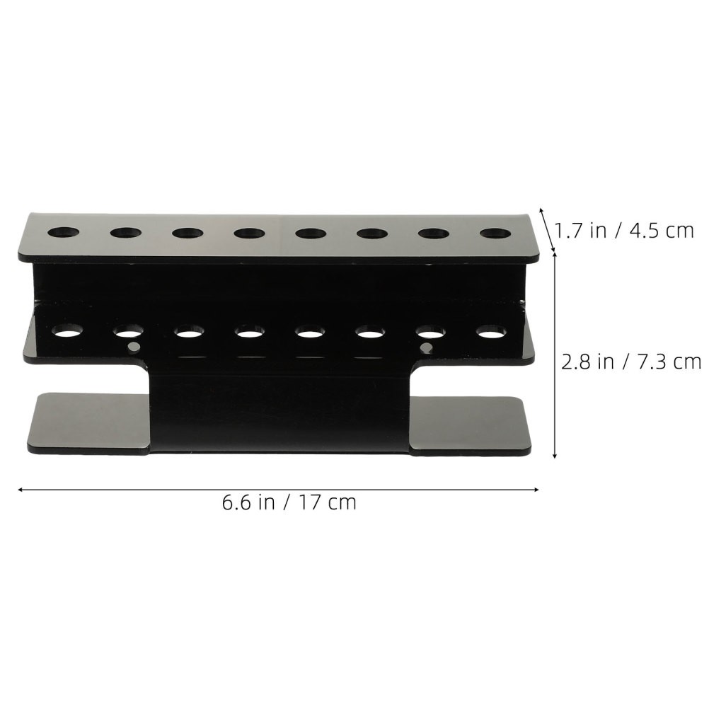 2Pcs Durable Black Acrylic Dart Wall Rack Space Saving Dart Storage