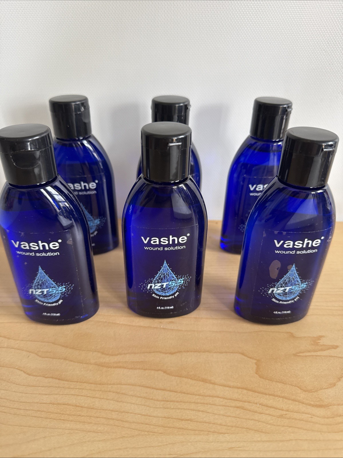 6  Vashe Wound Cleanser, Wound Solution, 4 oz Bottle