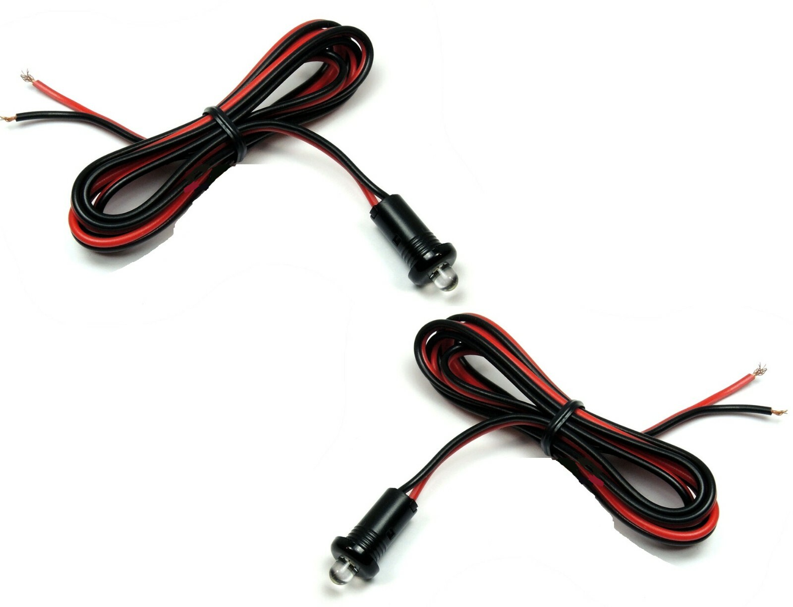 2 pieces Super Bright White LED 12V White Super Bright Steady LED for Car Audio