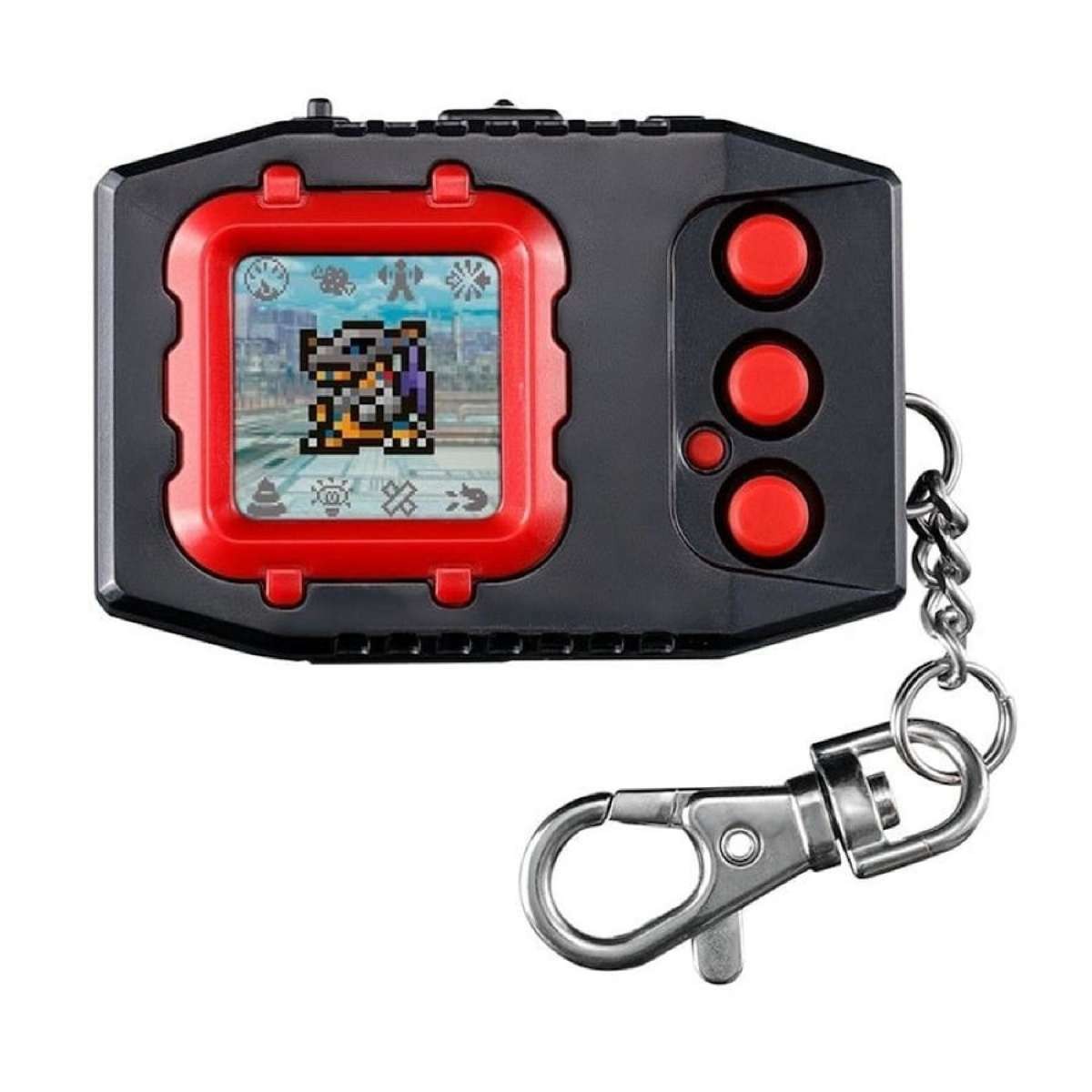 Digimon Pendulum Colour Virtual Pet Metal Empire Original Black Red