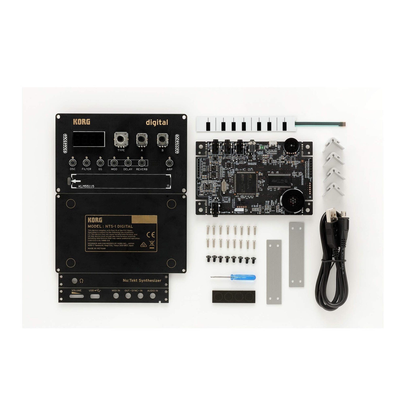 KORG Nu:Tekt NTS-1 Digital Kit DIY Programmable Synthesizer No Soldering