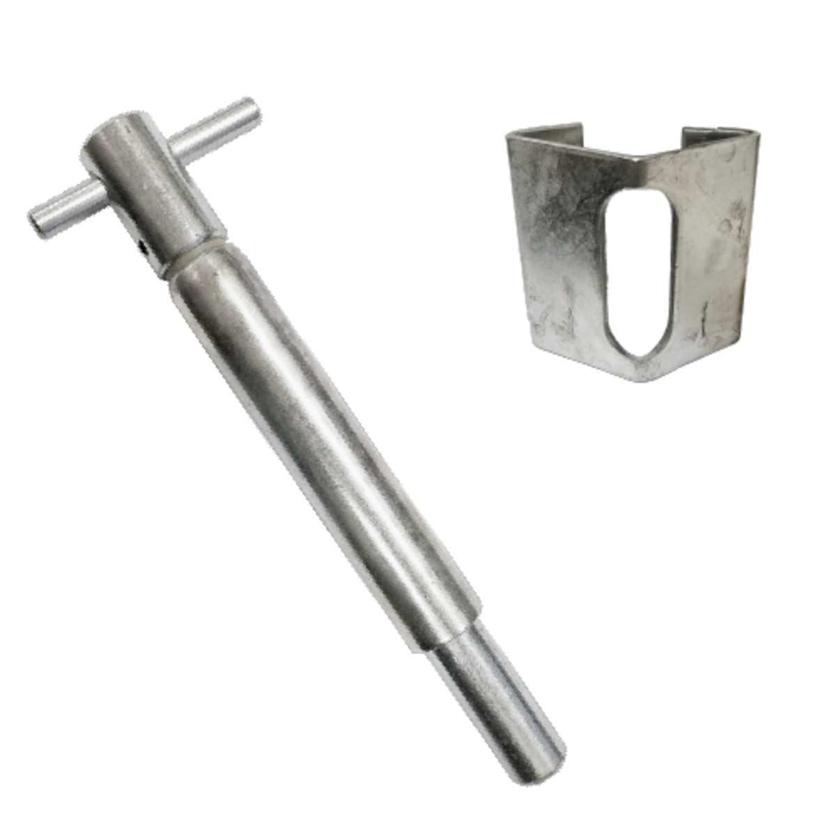 T Handle Spring Gate Latch 3/4" Pin w/ 1" Housing Horse Stalls Can Be Welded