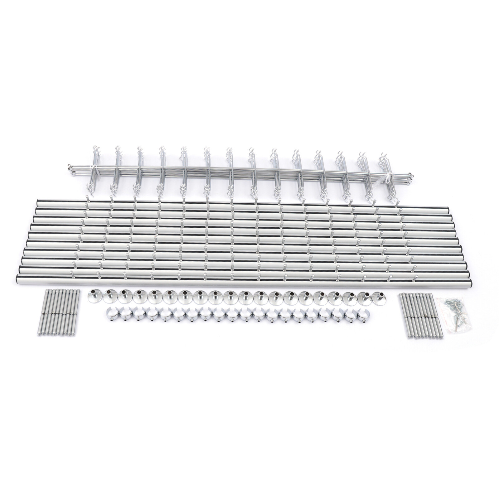 10pcs Aluminium Eyeglass Display Rod Rack Wall-Mounted Sunglasses Storage Frame