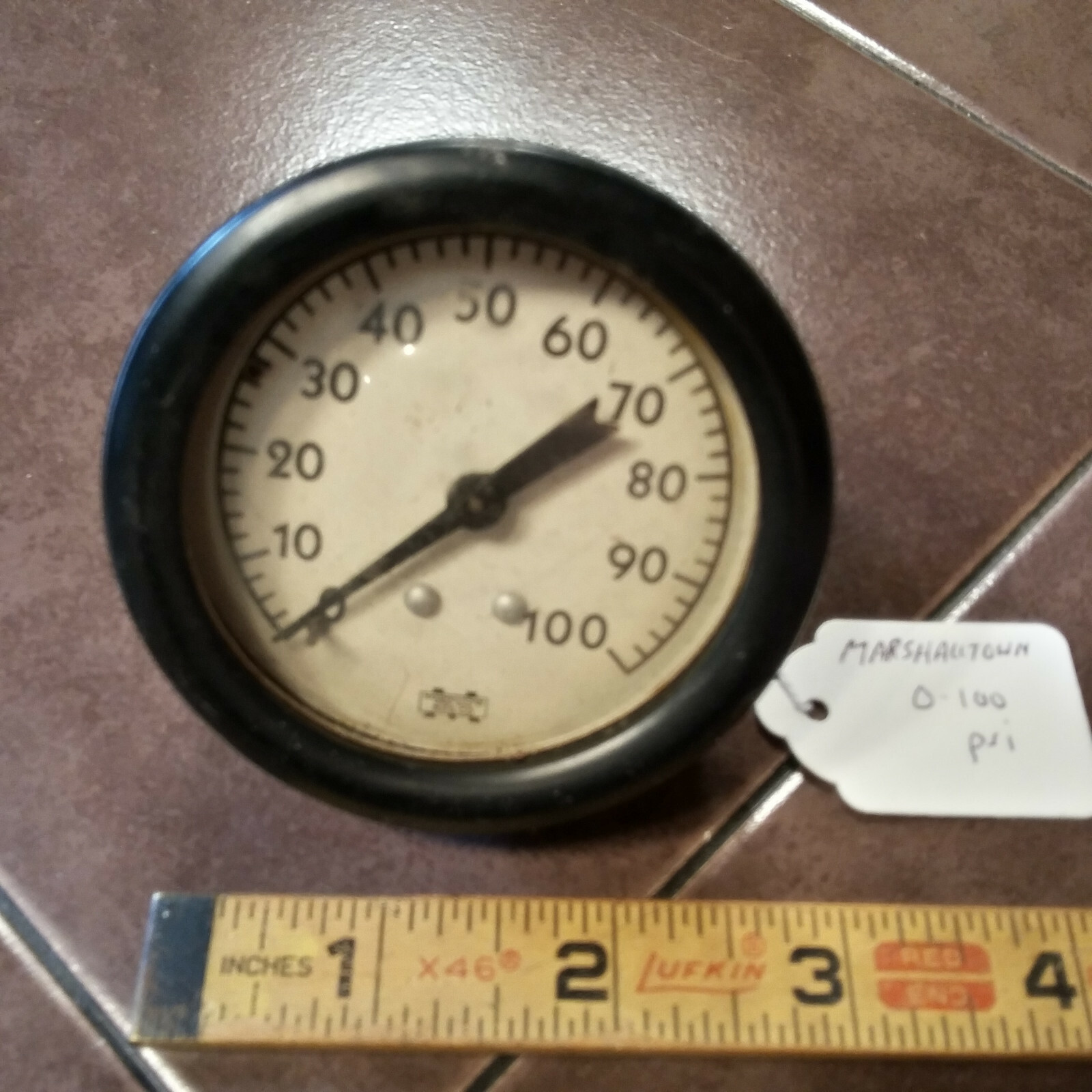 Marshalltown Manufacturing 0-100 Pressure Gauge